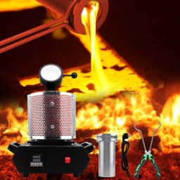 NIUPIKA 3KG Digital Heating Capacity Refining Precious Metal Silver Gold Melting Furnace Machine Jewelry Casting Tool