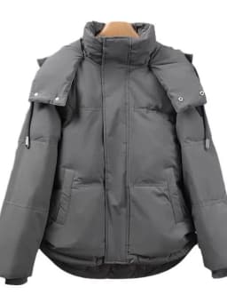Winter Women's Short Padded Jacket Loose Fit Thickened Korean Style Cotton down Coat Trendy Couple's Clothing Small Size