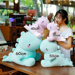 25~60CM Ultra Soft Dinosaur Plush Toy Down Cotton Kawaii Dino Plushie Peluche Animal Dolls Pillow Party Prop Decor Kids Gift