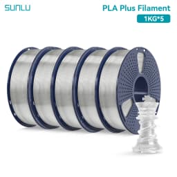 SUNLU 5KG PLAPLUS Filament 1.75MM Neatly Arranged No Knots No Bubble Eco-Friendly Non-Toxic Odorless Bright Color Good Toughness