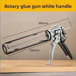 Heavy-Duty Caulk Gun Rotating Multi-function Manual Caulking Guns Glue Seals for Doors and Windows Silicone Filling Hand Tool