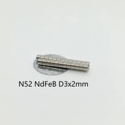 10 50PCS/LOT Disc Standard N52 NdFeB Magnet 2*1 3*1 3*3 Strong Rare Earth Permanent Neodymium Magnets 2x2 3x2