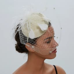 Mesh Fascinator Hats Spring Wave Point Decor Floral Hair Feather Fascinator Hats Luxury Accessories Wedding Cocktail Women