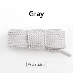 2.5cm Wider Laces for Shoes New Sneakers Flat Shoelaces Fashion Rope Shoelace 100/120/140/160CM Shoes Accessories 1Pair