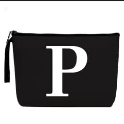 Cosmetic Bag Letter Pattern MakeUp Bag Toiletries Organizer Wash Storage Pouch Wedding Party Bride Gifts Makeup case Organizer