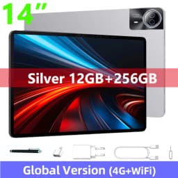 Global Version 14 Inch Tablet PC Big Screen 1920x1200 IPS 16+512GB Tablet 14" Android 15 4G LTE Game Study PAD 12000mAH Battery