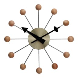 Modern Wall Clock Silent Non Ticking 13 Inch Pop Color Decorative Ball Clocks for Living Room Kitchen Office Wall Clocks