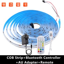 Tuya Wifi RGBIC COB LED Strip Light 24V 12V WS2811 High Brightness 720LEDs/m Bluetooth APP Control Addressable FOB Light Tape