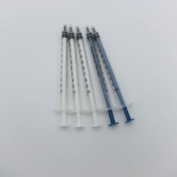 100pieces/lot 1ml Industrial Plastic Syringe (blue or white plunger: color randomly according to inventory)