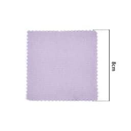 10*6.5cm/8*8cm 50pcs Silver Clean Polishing Cloth Soft Clean Wipe Wiping Cloth For Necklaces Rings Jewelry Clean Tool