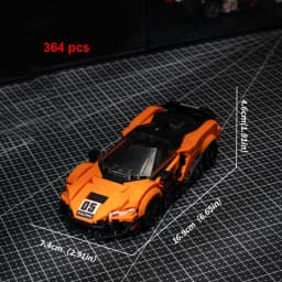 Technical Car Speed Racing Building Blocks Bricks Sets Sports Car MOC Garage City Vehicle Creative Toys For Kids