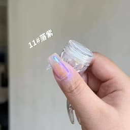 Pearl White Moonlight Mirror DIY Nails Powder Nails Glitter Aurora Shining Pigment Chrome Dust Woman Nail Art Decoration