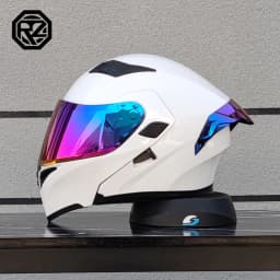 ORZ Motorcycle Helmet High Quality Dual Lens Modular Flipped Helmet Full Face Neutral Motorcycle Travel Helmet Off Road Helmet
