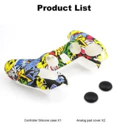 Silicone Cover Skin For PS5 Controller Anti-Slip Protective Rubber Case Shell Sleeve Grips Suit For PS5 slim Accessories