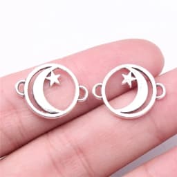 20pcs Earring Making Charms Findings Geometric Connector Charms For Earring Making Bracelet Making