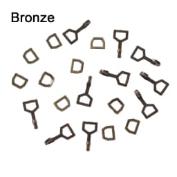 10 Sets Newest Metal 14mm Mini Ultra-small Belt Buckle Doll Bags Buckles Diy Doll Buttons Shoes Accessories