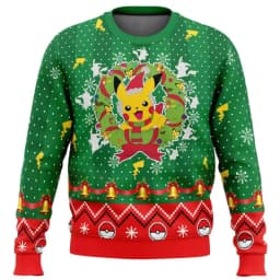 Pikachu Pok é mon Christmas Sweater Couple 2026 New Fashion Men's Hoodie Cartoon Anime Women's Hoodie Sportswear