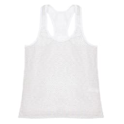 Fishnet Mesh Tank Top Men Racerback Summer Sleeveless Metallic Shiny Shirt Sport Muscle Vest Sheer Daily Party Wear Streetwear