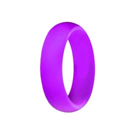 1pc Silicone Ring Hypoallergenic Crossfit Flexible Rubber Finger Rings 5.7MM For Women Party Wedding Rings