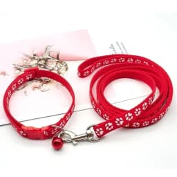 Dog Collar Leash Lead Nylon Adjustable Pet Leash Collar Dog Collar and Leash Set for Small Medium Large Dogs Puppy Pet Supplies