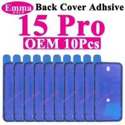 10pcs Waterproof Seal Sticker Back Cover Side For iPhone 16 Plus 15 Pro Max 14 17E Front LCD Display Adhesive Glue