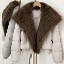 OFTBUY New Winter Clothing Female Duck Down Jacket Women Natural Fur Coat Short Warm Fashion Casual Fur Collar Puffer Outerwear