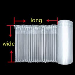 50m Air Column Bags Shockproof Air Column Bag Coil Logistics Packaging Disinfection Water Bottle Cosmetics Liquid Packaging
