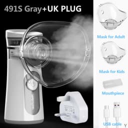 KIUZOU Medical Silent Mesh Nebulizer Handheld Asthma Inhaler Atomizer Kids Adult Nebulizador Mini Portable Nebulizer Humidifier