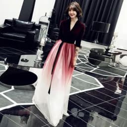Ele Long Bla Evening Gown Women's 2025 New Sle adual Color Dinner Par Queen Aosphere Maxi Length Evening Dr