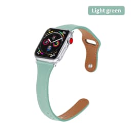 Slim Leather Strap for Apple Watch Band Ultra 49mm 8 41mm 45mm 7 SE 654321 44mm Women Bracelet Loop for iwatch series 42mm 40mm