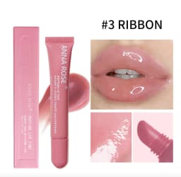 Peptide-Infused Lip Tint Set - 4 Jelly Gloss Shades, Moisturizing Lip Gloss, Long-Lasting Shiny Lip Color