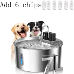 ZYfeeder 7L Large Capacity Charging Induction Cat Water Dispenser, Wireless Induction, Suitable for Indoor Placement at Will