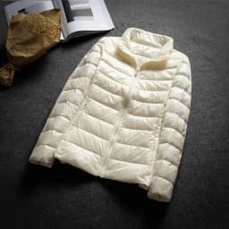 Schinteon Ultralight White Duck Down Jacket Spring Autumn Warm Slim Zipper Women Fashion Light Down Coat 13 Colors S-7XL