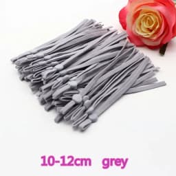 10-12CM Mask Elastic Band 15cm Colorful Mask Elastic Band Mask Rope Belt Adjustable Ear Hook Sewing Accessories 50/100pcs