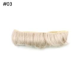 5CM DIY Accessories 1/6 1/4 1/3 Short Curly Wigs Doll Fringe Hair Toy Toupee Mini Tresses High-Temperature