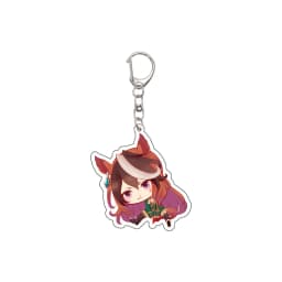 55MM Anime Pretty Derby Keychain Oguri Cap Special Week Silence Suzuka Tokai Teio Key Chain Acrylic Model Plate Christmas Gifts