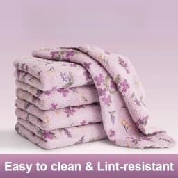 5/20/30pcs Floral Kitchen Towels Thick Absorbent Hand Towels for Kitchen Bathroom Car Cleaning, Quick-Dry Reusable Soft Cloth
