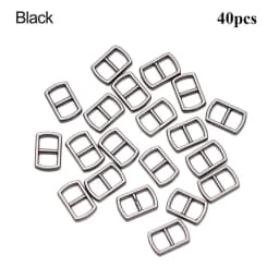 20pcs Newest 4.5mm Mini Ultra-small Metal Tri-glide Belt Buckle Doll Bags Buckles Doll Clothes Buttons Shoes Sewing Accessories