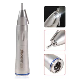 Dental Surgical Straight Handpiece External / Inner Water Spary NoseCone 1:1 Fiber Optic motor for NSK / 6Hole air motor LED