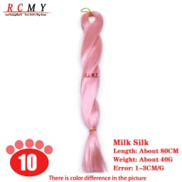 RCMY Red Milk Silk Doll Wig BJD/SD Doll Hair Rooting Doll Wigs Transplant Hand-crocheted Pink Gold Black Doll Hair Accessories