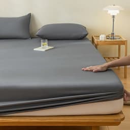 100% Waterproof Mattress Cover Protector Adjustable Non-slip Bed Fitted Sheet With Elastic Band for King Queen 90/140/160/200