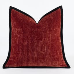Plain Color Pillows Thick Chenille Cushion Case Modern Fashion Orange Green Decorative Pillow Cover For Sofa Chair Home Decorate