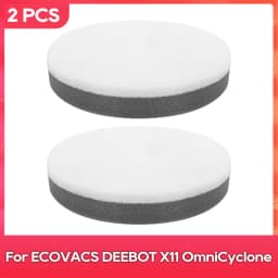Compatible For ( ECOVACS DEEBOT X11 OmniCyclone ) Sponge Filter Cartridge, Pad Robot Vacuum Cleaner Replacement Part Accessories