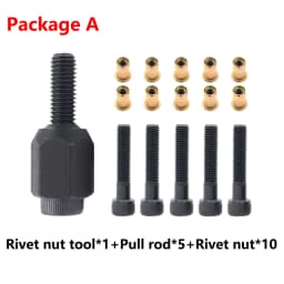 Rivet Nut Tool M3 M4 M5 M6 M8 Thin Iron Manual Electric Riveter Flat Head Threaded Rivnut Tool Accessory Simple Installation