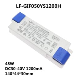 Lifud LED Driver 20W-60W YM YS 700mA 800mA 900mA 1000mA 1050mA 1200mA 1300mA 1400mA 1500mA 25-40V High PF Lighting Transformer