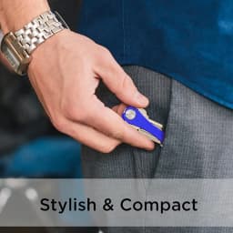 Smart Key Chain Mini Keychain Compact Key Decorative Holder Clip Home Storage Metal Key Clip Aluminum Organizer Keychain Outdoor