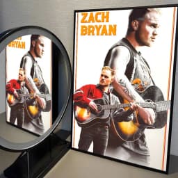 Popular Singer Z-Zach Bryan Poster High Quality Dorm Living Room Aesthetic Wall Decoration Painting Stickers Gift