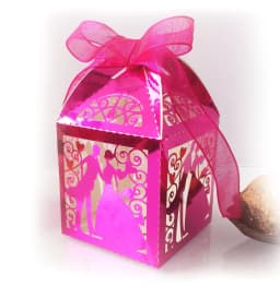 25pcs Wedding Bride Bridegroom Boutique Gift Box for Guest Favors Packaging Party Valentine's Day Gifts Wrapping Boxes Wholesale