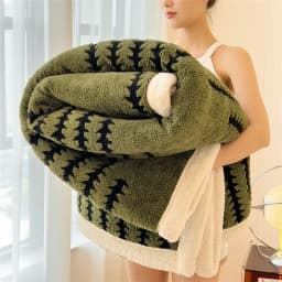 Warm Flannel Autumn Winter Blanket Super Soft Fluffy Queen Blanket Single Double Cozy Skin-friendly Multifunctional Nap Blanket