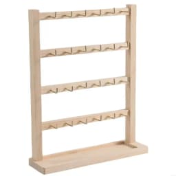 652F Compact Keychain Display Holder Space Efficient Keychain Display Stand Hodler Rack for Clutter Organization
